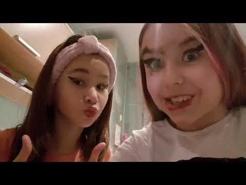 Фото Влогмас #3 //Ночёвка с подругой #2 👭🌸👭