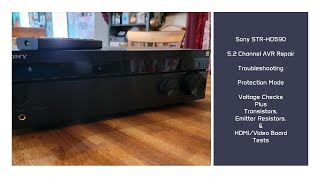 (Repair) Sony STR-DH590 5.2 Channel AVR