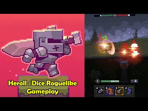 Heroll : Dice Roguelike Game Gameplay - YouTube