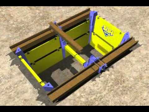 Trench Shoring Company SBH Slide Rail - Strut Free