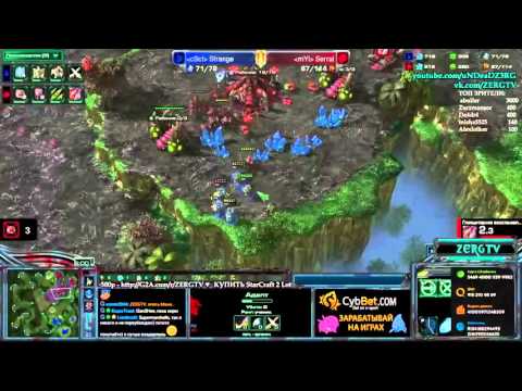 CYBBET.COM RACE WARS - Strange vs Serral - StarCraft 2 c ZERGTV