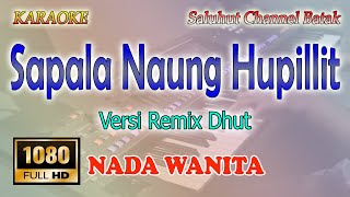 Download lagu SAPALA NAUNG HUPILLIT ll KARAOKE BATAK ll VERSI REMIX DHUT ll NADA WANITA A=DO mp3