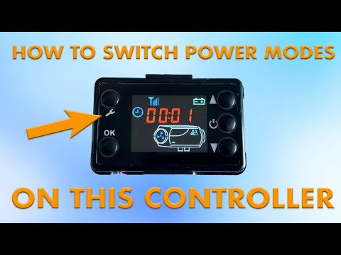 How To Switch Between Constant Power Mode And Thermostatic Mode On Your Chinese Diesel Heater