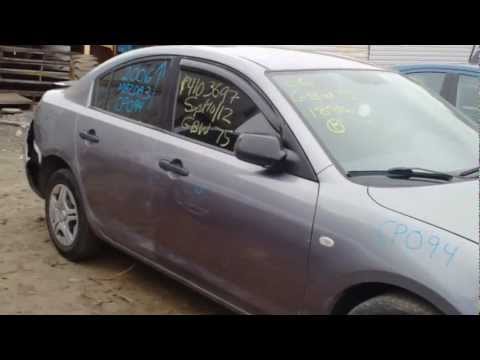 2006 Mazda 3 Auto Parts Inventory Standard Auto Wreckers CP094