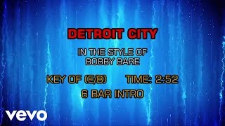 Bobby Bare - Detroit City (Karaoke)