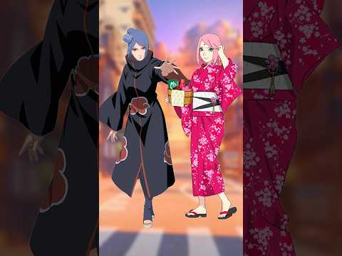Konan vs Sakura | who is strong? #naruto #konan #sakura #akatsuki #narutoshippuden #youtubeshorts