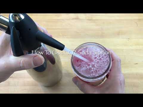 How To Use CO2 Cartridge Soda Siphon