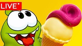 OM NOM STORIES - SUPER NOMS - CUT THE ROPE- LIVE 🔴