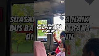 Download lagu The Atmosphere of Residents Riding the Solo Trans Batik Bus on Monday #surakarta #centraljawa mp3