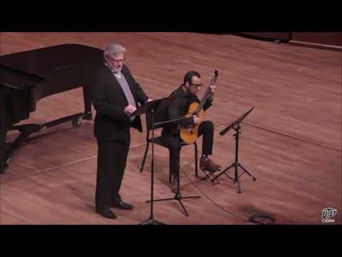 Una Palomita Blanca from Doce Canciones Españolas by Joaquín Rodrigo (1901-1999)