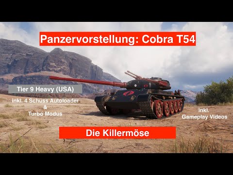 WOT Console / Panzervorstellung / Cobra T54 / USA Tier 9 Heavy