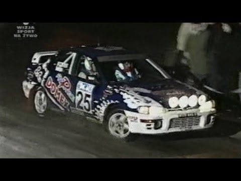 36 Rajd Barbórka Warszawska 1998 - Kryterium Karowa relacja na żywo - TV Wizja Sport