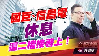 國巨、信昌電休息，這二檔接著上！｜台股攻略｜劉烱德 (圖)