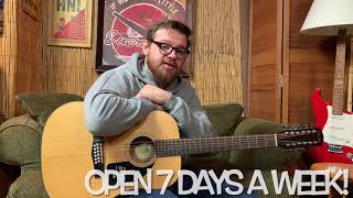 Video thumbnail for Fender CD-100-12 Acoustic for less than $250! by Tweed Hut Music