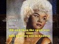 "AT LAST" + Lyrics  ETTA JAMES  - Original Version