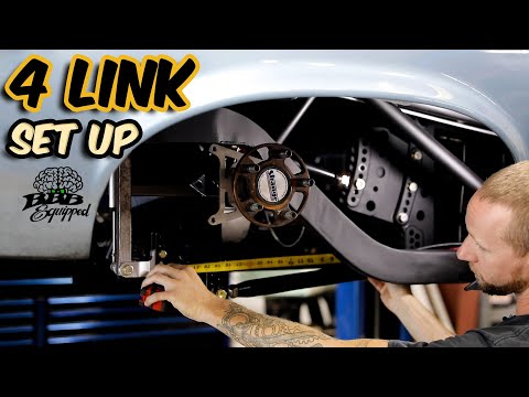 How to setup your 4 link for drag racing.