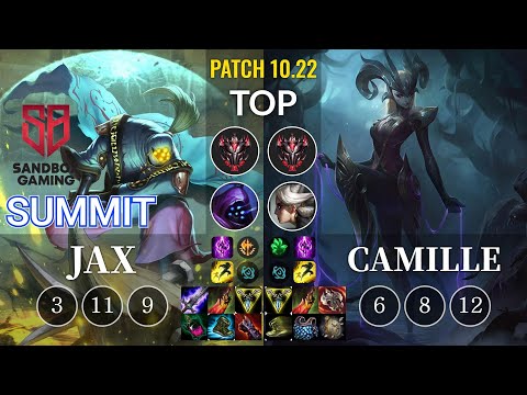 SB Summit Jax vs Camille Top - KR Patch 10.22