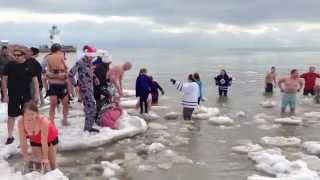 preview picture of video 'Polar Bear Dip 2013 Port Dover'