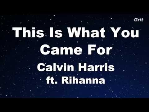 This is What You Came For ft. Rihanna - Calvin Harris Karaoke 【With Guide Melody】 Instrumental