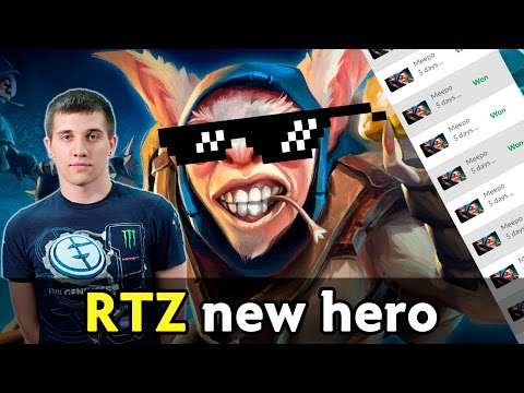Arteezy practicing Meepo hard — 25 games in 2 days