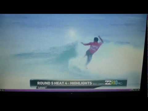 Round 5 - Heat 4 - ADRIANO DE SOUZA BRASIL X TAJ BURROW AUS - Billabong Rio Pro