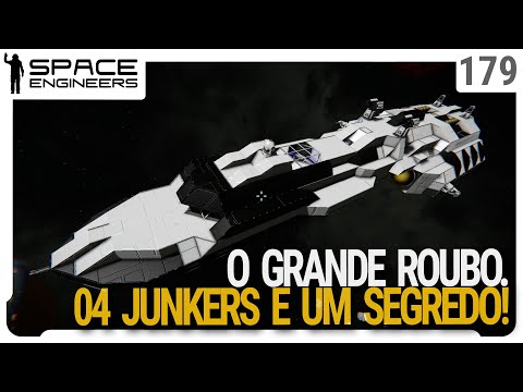 O Grande Roubo! 04 Junkers e um segredo! - Space Engineers - Coop