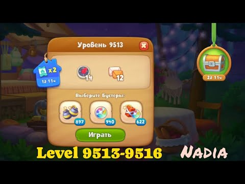 Gardenscapes Level 9513, 9514, 9515, 9516🥀