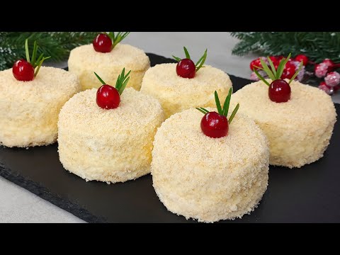 🎄🎂Das neueste Dessert zu Weihnachten! Dessert in 15 Minuten. Leckeres Rezept für die ganze Familie.
