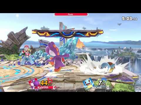 Big Lab | Kylethh (Yoshi) vs MicroE (Pokemon Trainer) | Pools