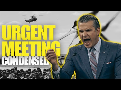Why Did Hegseth Just Call Hundreds of Generals to a SECRET Meeting?