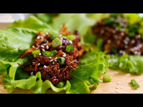 Teriyaki Chicken Lettuce Wraps