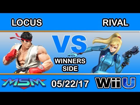 MSM 98 - Locus (Ryu) Vs. Rival (Zero Suit Samus) Winners Side - Smash Wii U