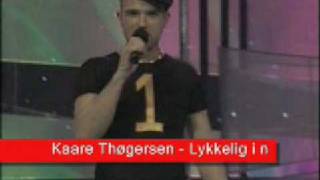 Kaare Thøgersen - Lykkelig i nat (Dansk Melodi Grand Prix 2004)
