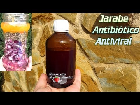 Jarabe Natural Con Propiedades Antibióticas y Antigripales