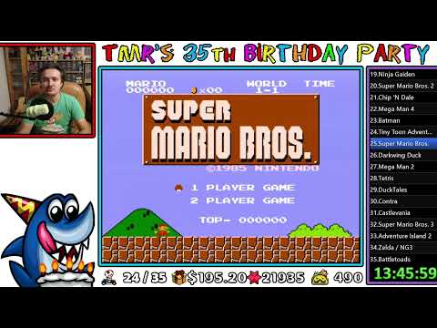 35 Birthday Stream Party - Super Mario Bros. (NES)