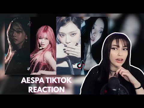 FIRST TIME REACTING TO AESPA TIKTOK EDIT COMPILATIONS!