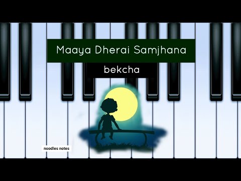 Maya Dherai Samjhana / Last Day - Bekcha || Piano cover