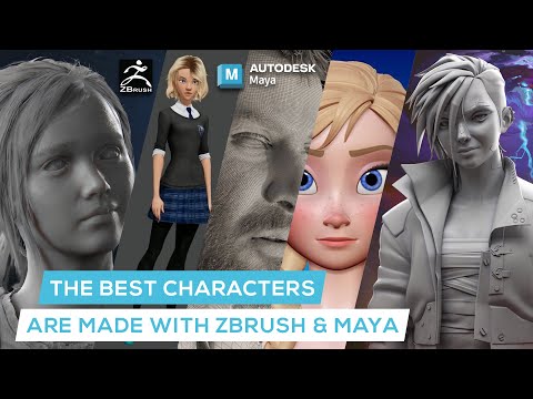 Why the Best Characters in the World are Created with Zbrush & Autodesk Maya