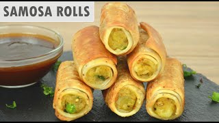 Quick ALOO SAMOSA Roll RECIPE | Easy Indian Snacks Recipe | QUICK AND EASY Aloo ka snack