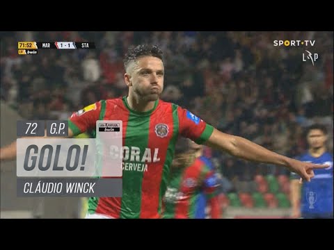Goal | Golo Cláudio Winck: Marítimo (2)-1 Santa Clara (Liga 22/23 #22)