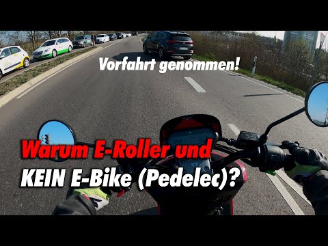 Warum E-Roller und kein E-Bike (Pedelec)?