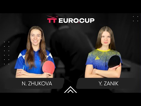 16:20 Nadiia Zhukova - Yulianna Zanik 29.05.2024 TT Euro.Cup Women Ukraine Star. TABLE 3