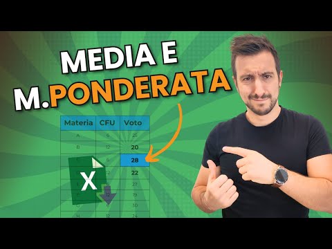 Media e Media Ponderata in Excel: DIFFERENZA + 3 ESERCIZI