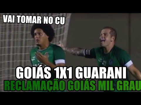 GOIÁS 1X1 GUARANI - RECLAMAÇÃO DO GOIÁS MIL GRAU