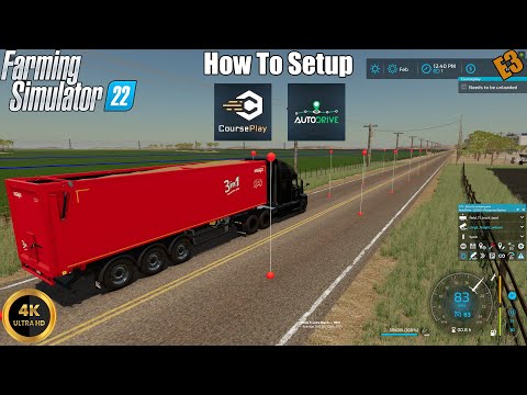 Automated Harvest With Autodrive and Courseplay - Australian Mega Farm | FS22 | episode 3