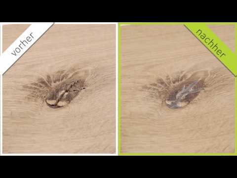Astfüller - Holzreparatur einer Eichendiele