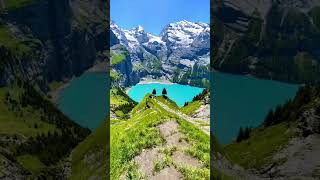 Add Oeschinensee, Switzerland to your next Bucketlist!  #switzerland #schweiz #swissalps #nature