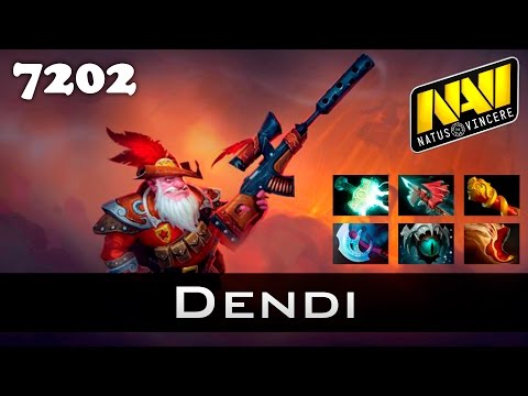 Dendi Sniper - 7202 MMR Ranked Dota 2
