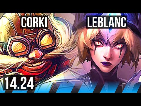 CORKI vs LEBLANC (MID) | KR Master | 14.24