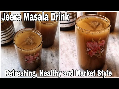 Jeera Masala Sharbat Recipe with Syrup | Market Style Jeera Masala Drink | Healthy Refreshing Drink